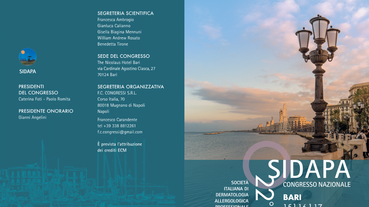 XXII CONGRESSO NAZIONALE SIDAPA