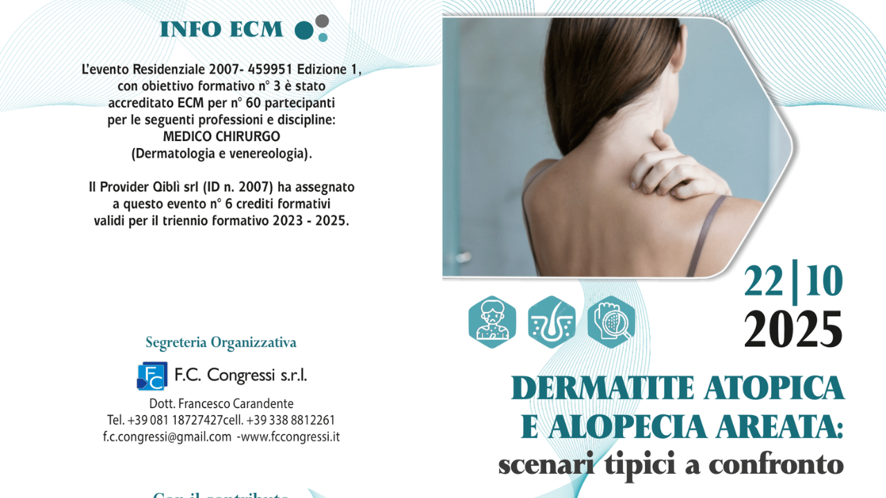 DERMATITE ATOPICA E ALOPECIA AREATA: scenari clinici a confronto