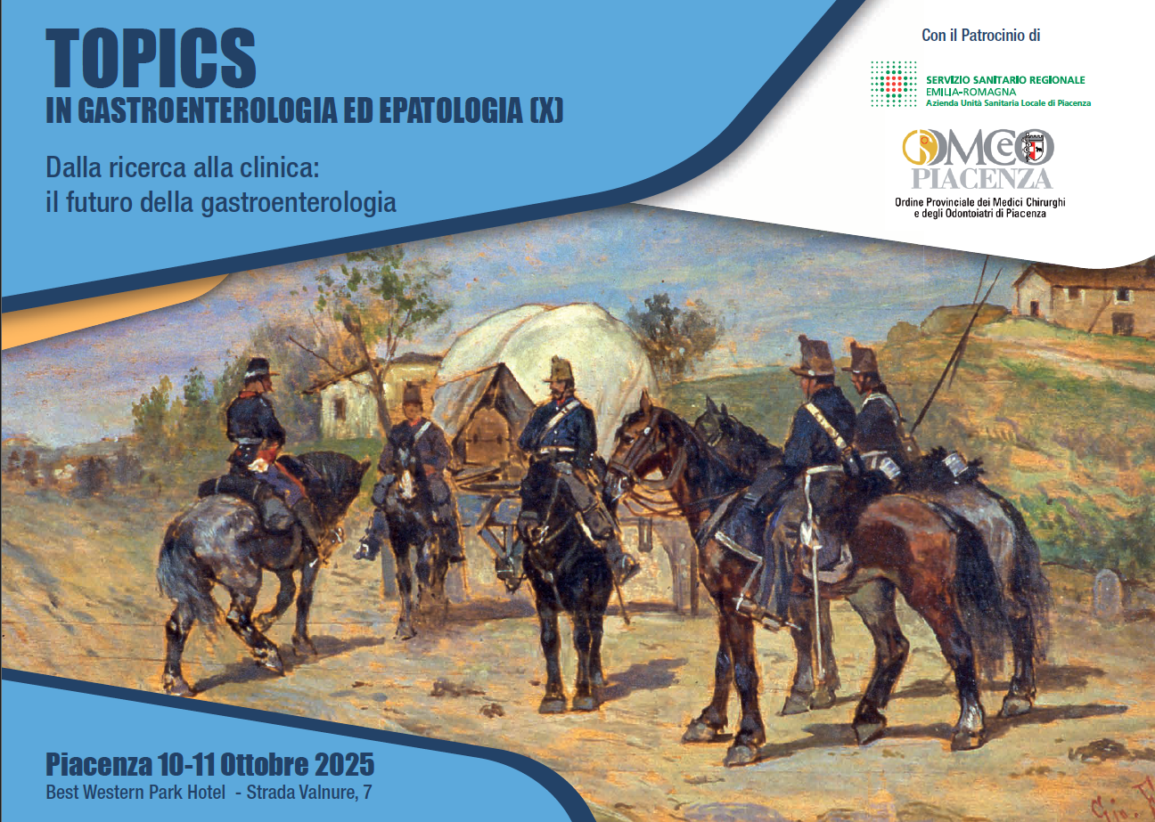 TOPICS IN GASTROENTEROLOGIA ED EPATOLOGIA