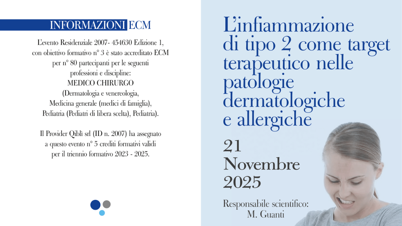 L’infiammazione di tipo 2 come target terapeutico nelle patologie dermatologiche e allergiche