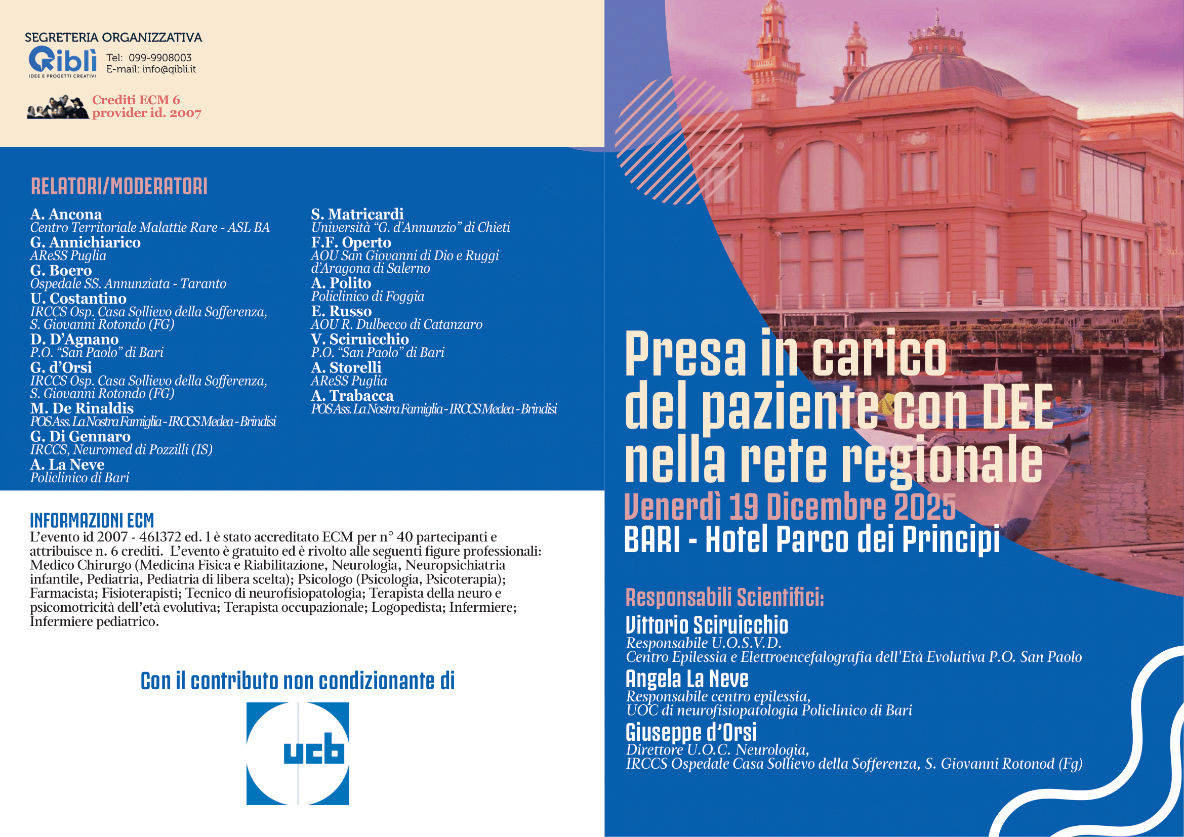 PRESA IN CARICO DEL PAZIENTE CON DEE NELLA RETE REGIONALE