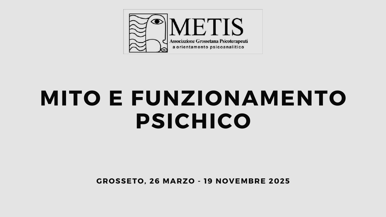 MITO E FUNZIONAMENTO PSICHICO