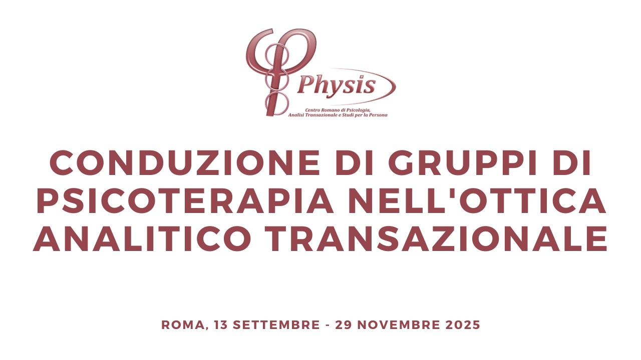CONDUZIONE DI GRUPPI DI PSICOTERAPIA NELL'OTTICA ANALITICO TRANSAZIONALE