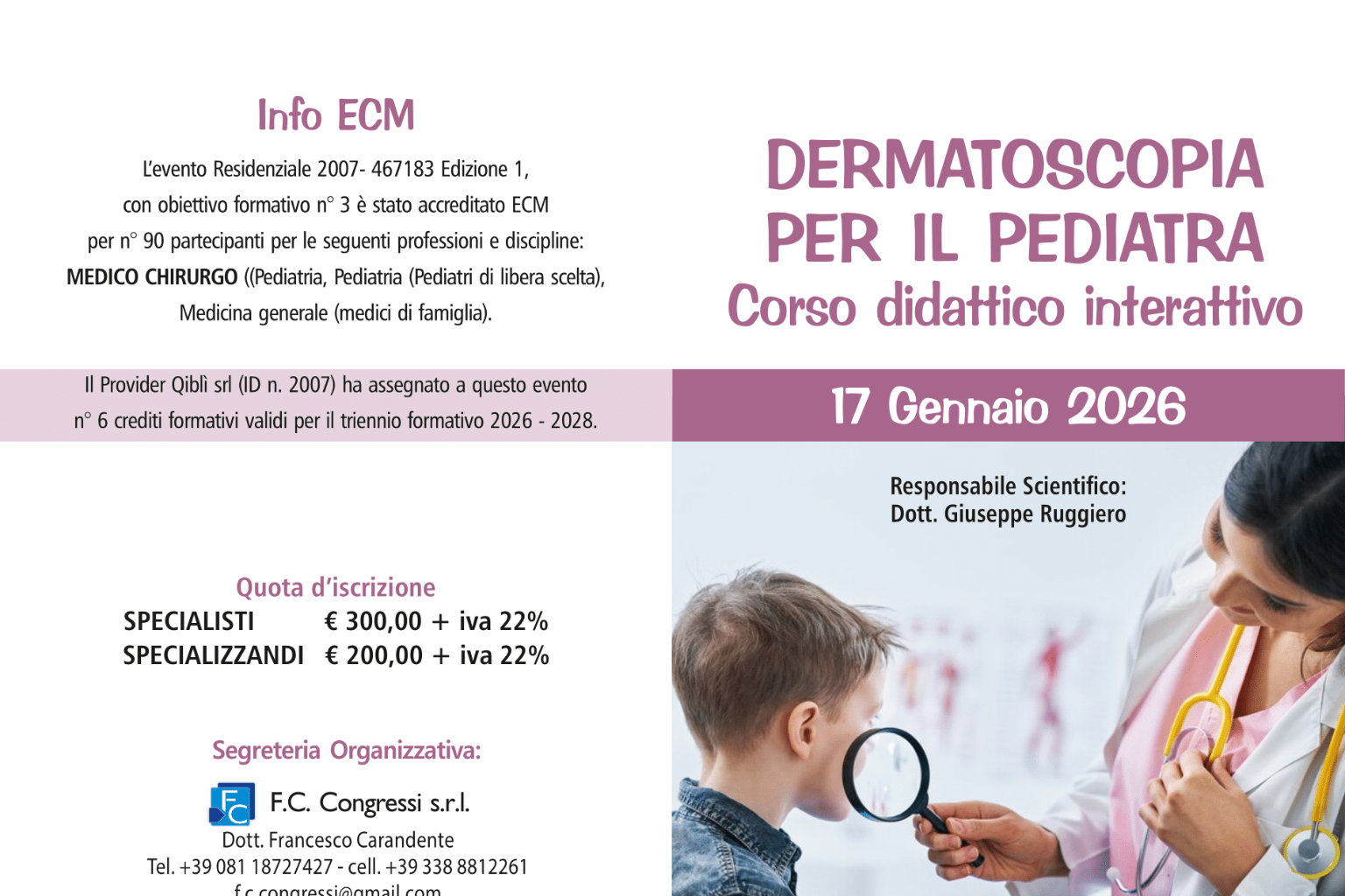 Dermatoscopia per il pediatra