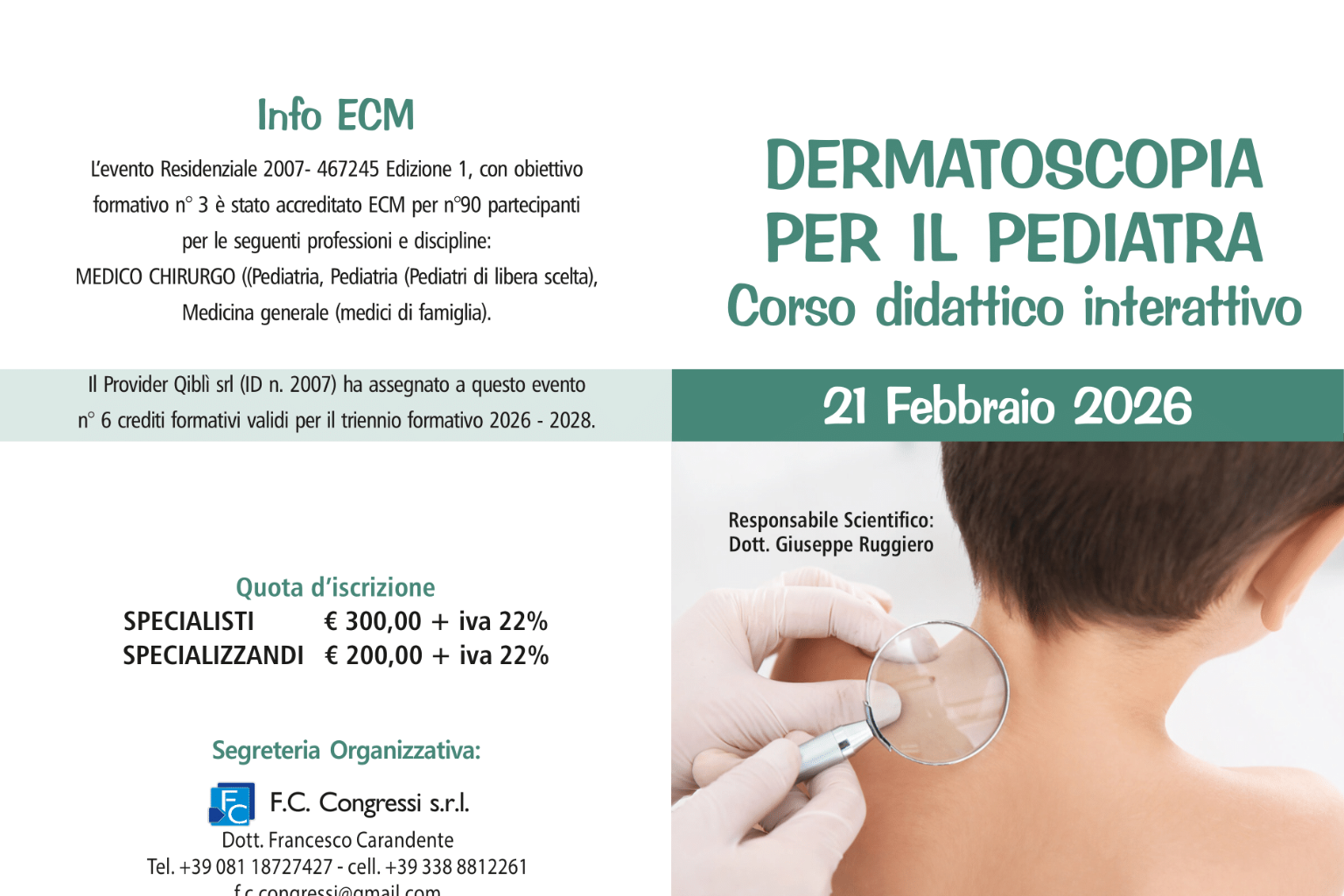 Dermatoscopia per il pediatra