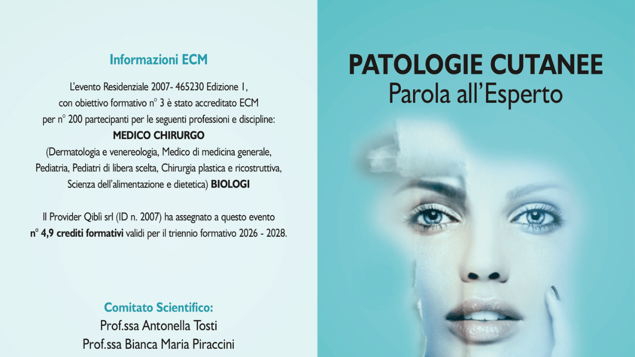 PATOLOGIE CUTANEE  Parola all’Esperto