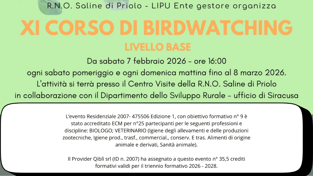 Corso di Birdwatching