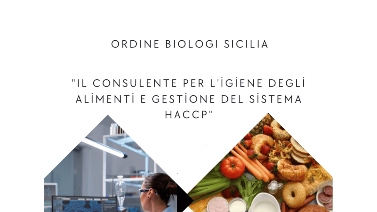 Il Consulente per l’Igiene degli Alimenti e  Gestione del Sistema HACCP