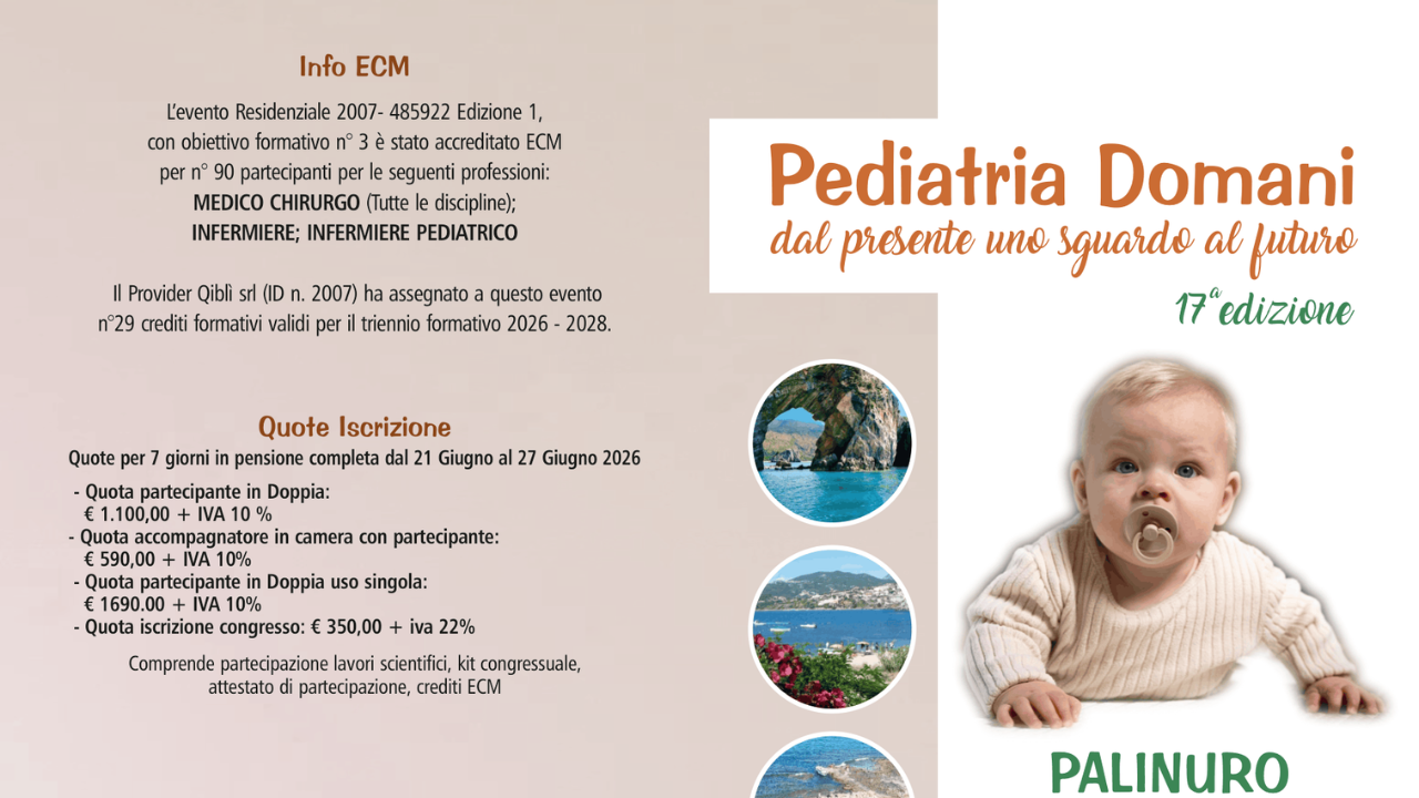 PEDIATRIA DOMANI  dal presente uno sguardo al futuro