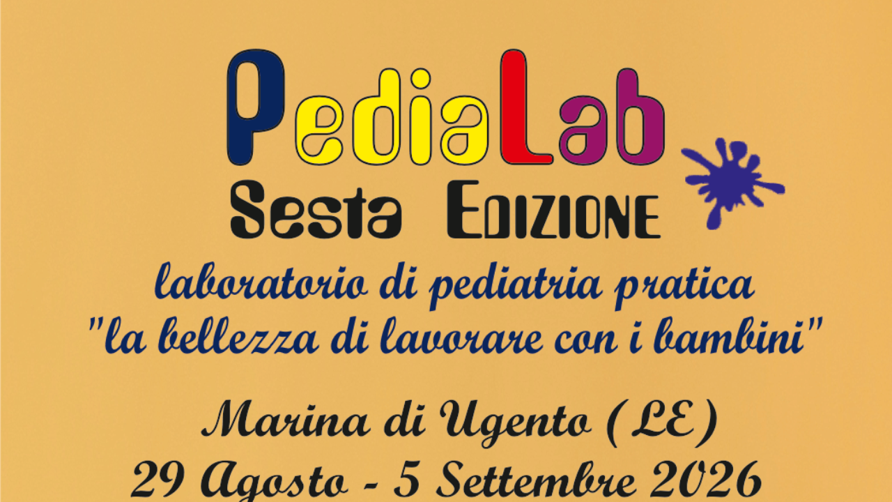 PEDIALAB Laboratorio di pediatria pratica la bellezza di lavorare con i bambini