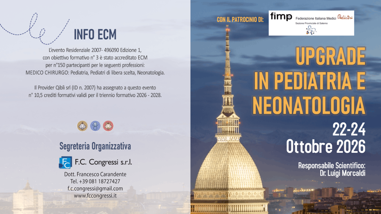UPGRADE IN PEDIATRIA E NEONATOLOGIA